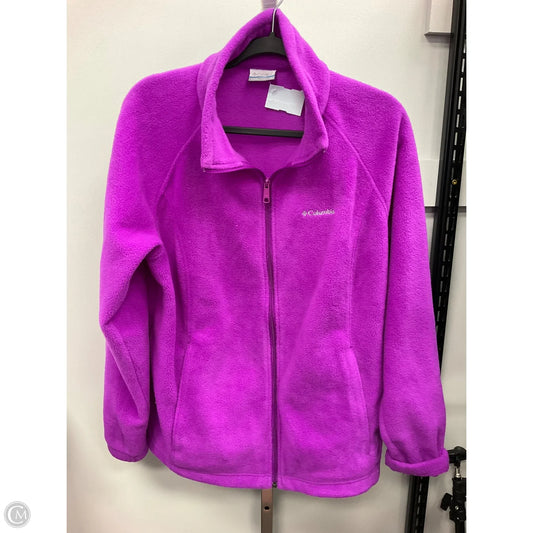 Jacket Fleece By Columbia In Purple, Size: 1x