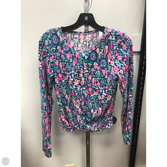 Top Long Sleeve Designer By Lilly Pulitzer In Multi-colored, Size: S