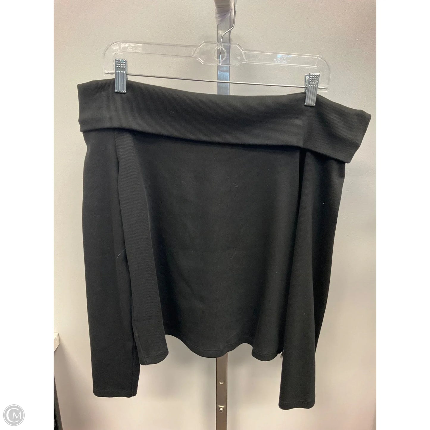 Top Long Sleeve By Veronica Beard In Black, Size: L