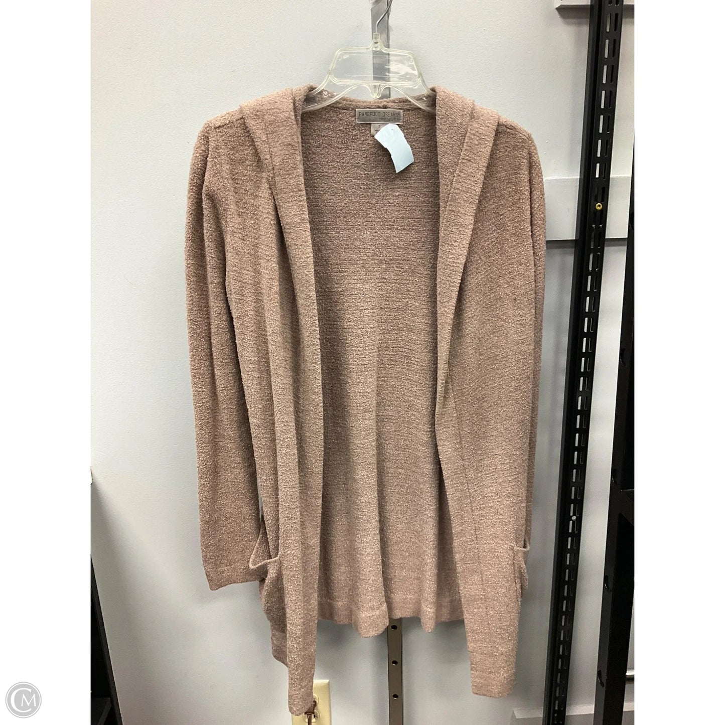 Sweater Cardigan By Barefoot Dreams In Tan, Size: S