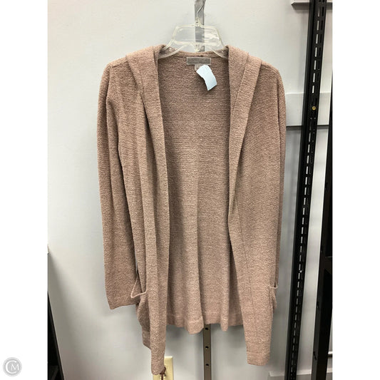 Sweater Cardigan By Barefoot Dreams In Tan, Size: S