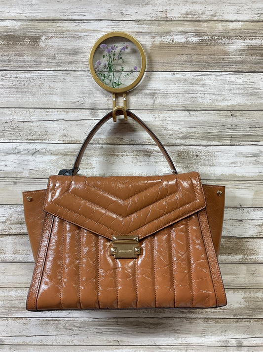 Handbag Designer By Michael Kors In Brown, Size:Medium