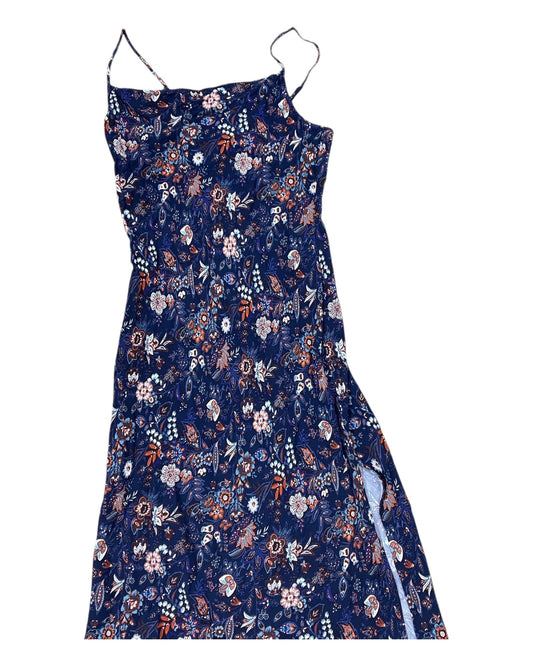 Dress Casual Maxi By Loft In Blue, Size:10P