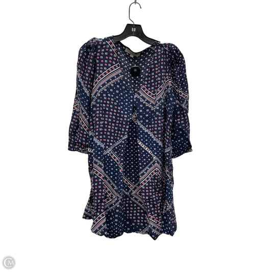 Dress Casual Midi By Loft In Blue, Size: Mp