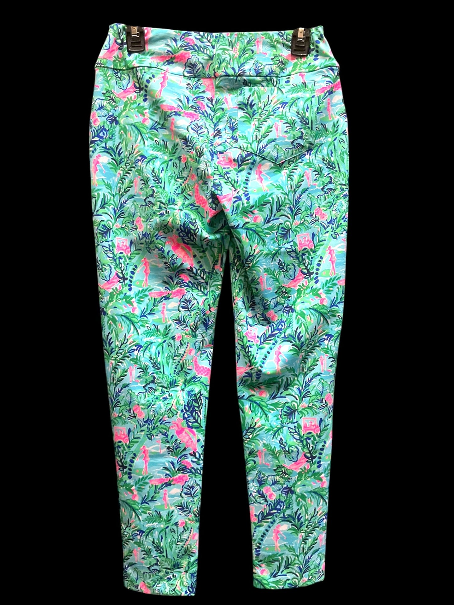 Athletic Pants By Lilly Pulitzer In Blue & Pink, Size: 4