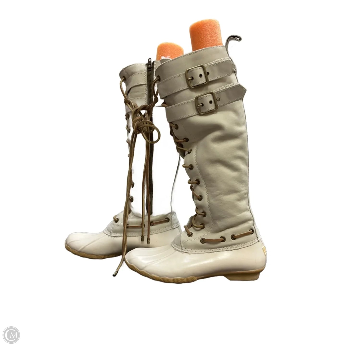 Boots Knee Flats By Sperry In Beige, Size: 6