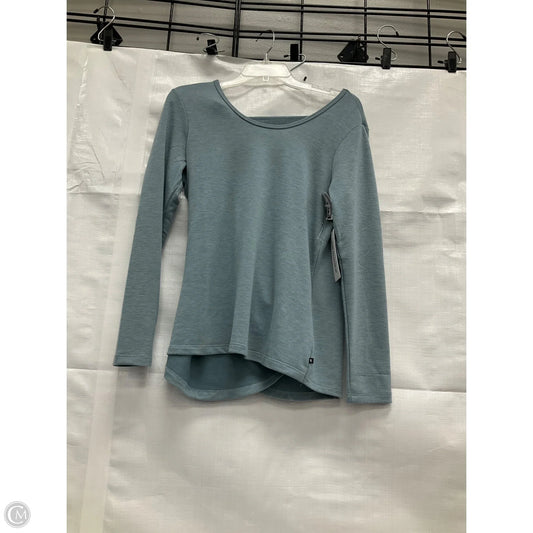 Athletic Top Long Sleeve Crewneck By Marika In Blue, Size: S