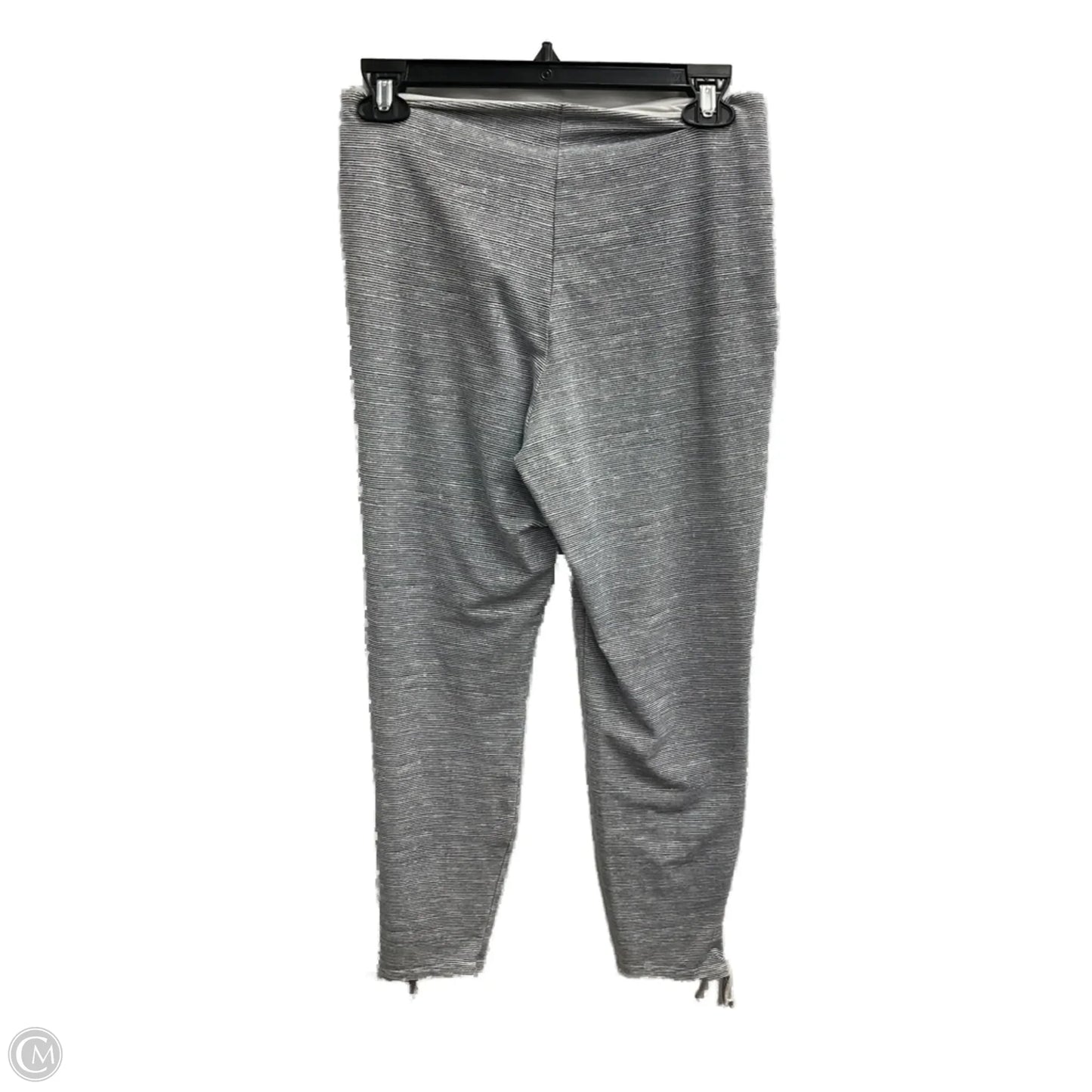 Athletic Leggings Capris By Lysse In Striped Pattern, Size: M