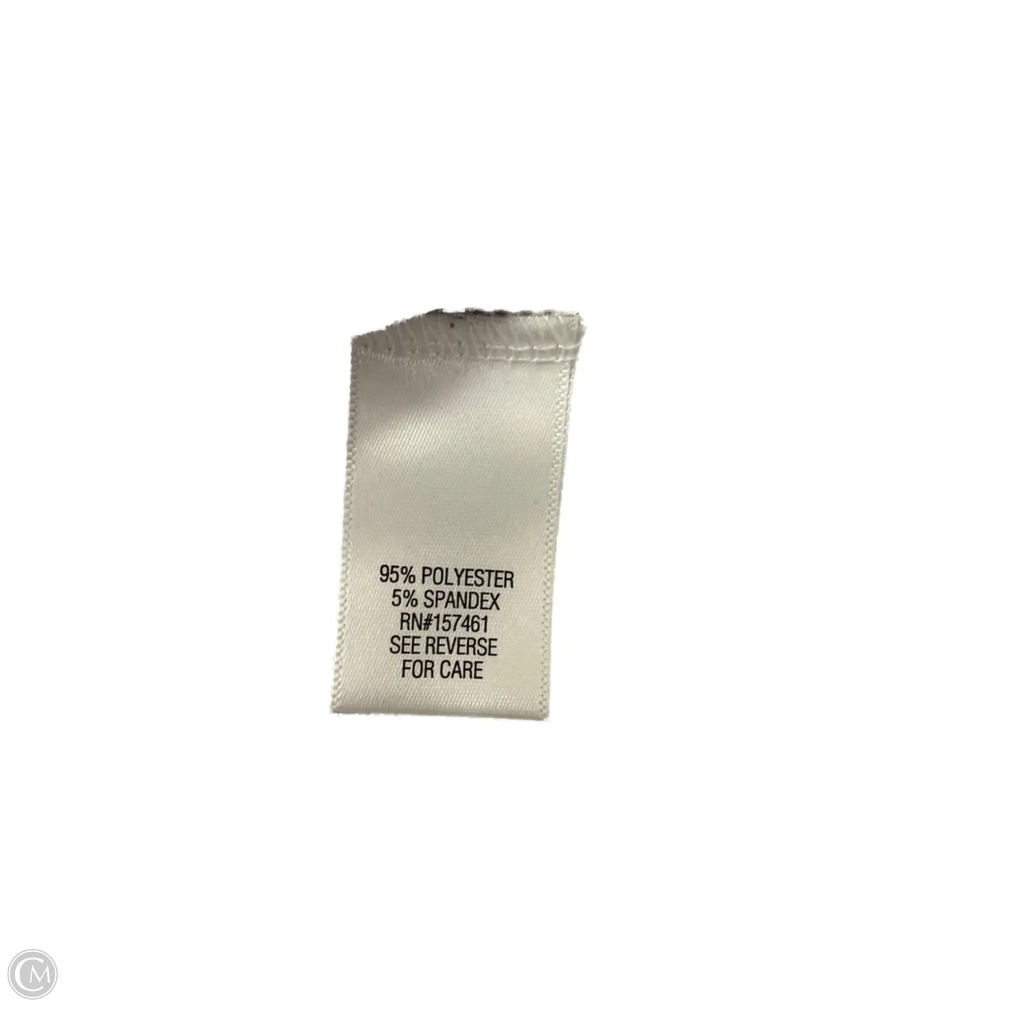 Tunic 3/4 Sleeve By Croft And Barrow In Floral Print, Size: S