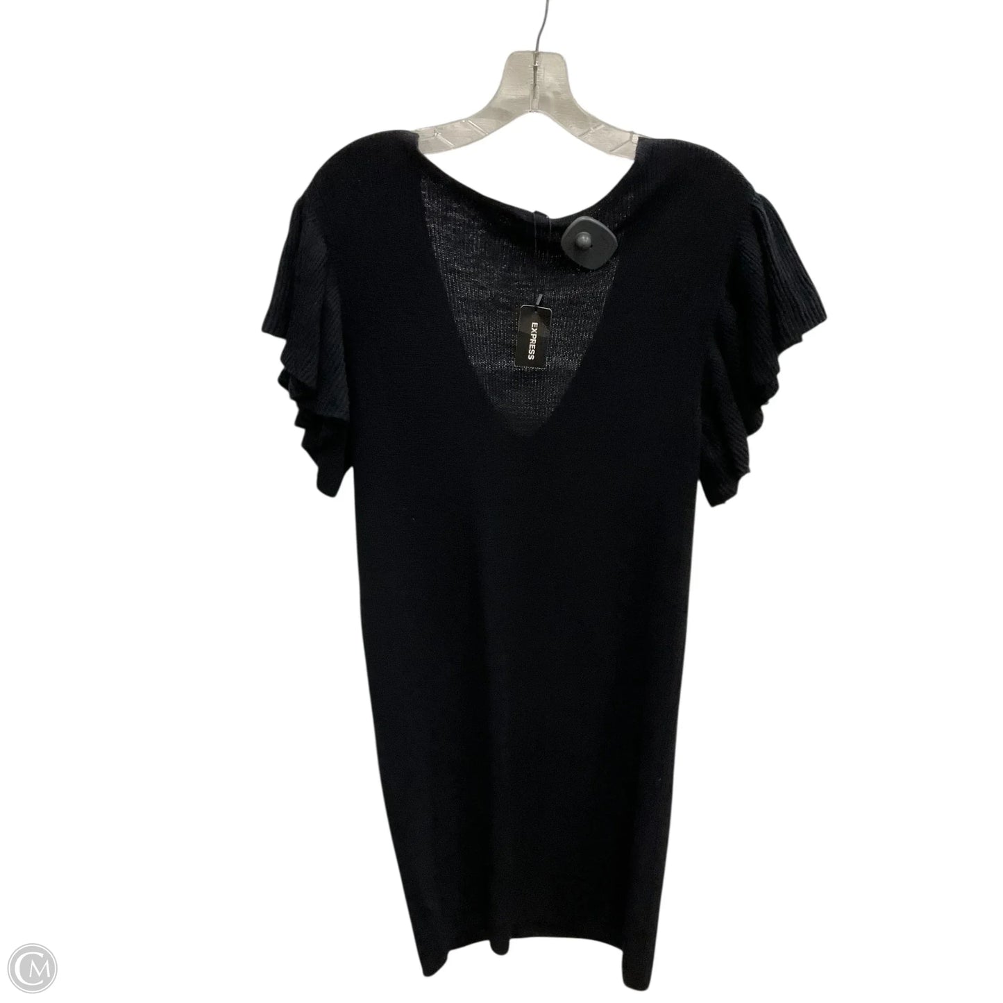 Dress Casual Midi By Express In Black, Size: M