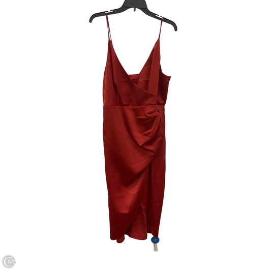Dress Casual Midi By Cupshe In Orange, Size: L