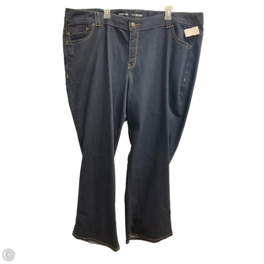 Jeans Boot Cut By Lane Bryant In Blue Denim, Size: 24