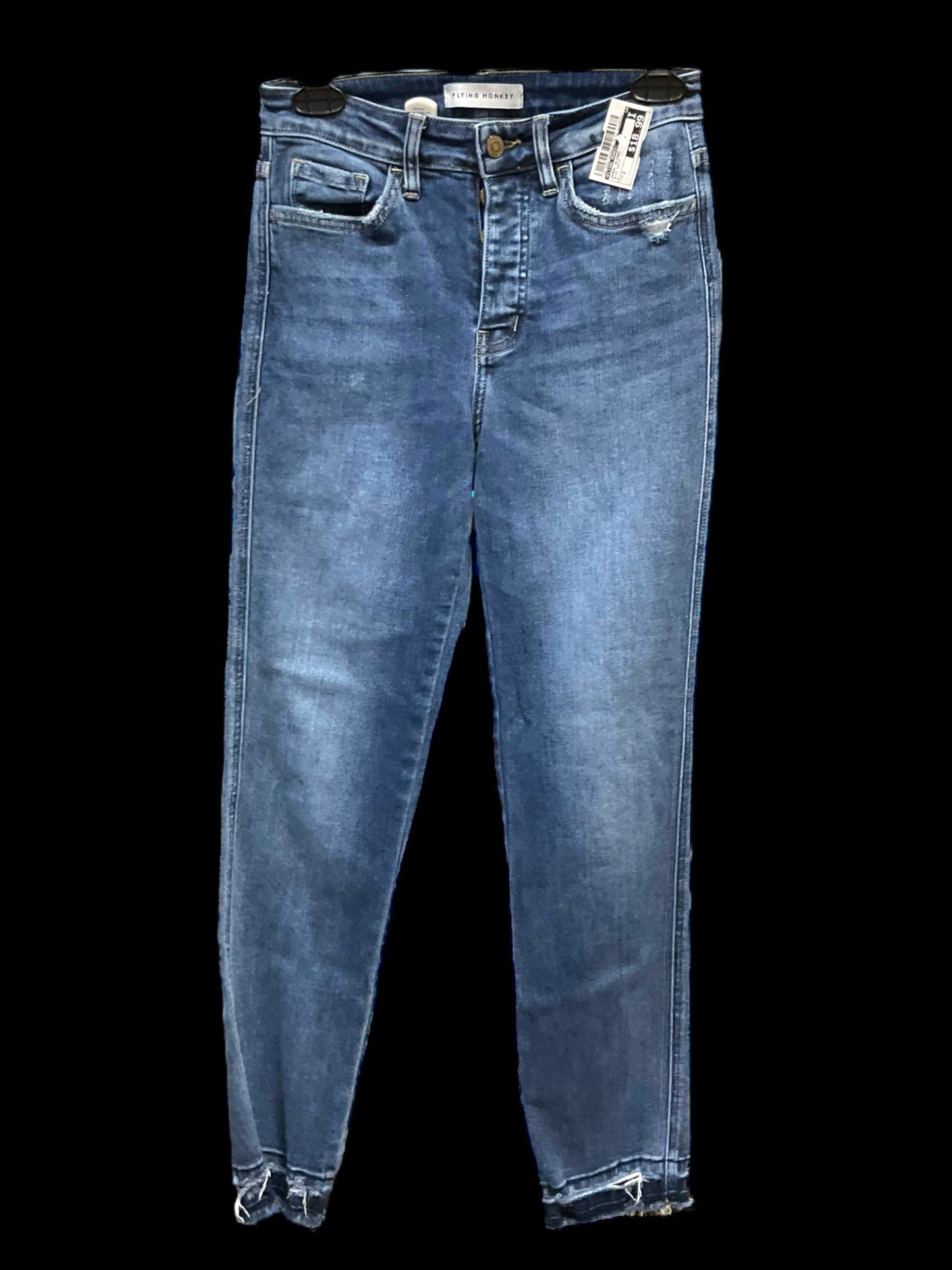 Jeans Skinny By Flying Monkey In Blue Denim, Size: 2