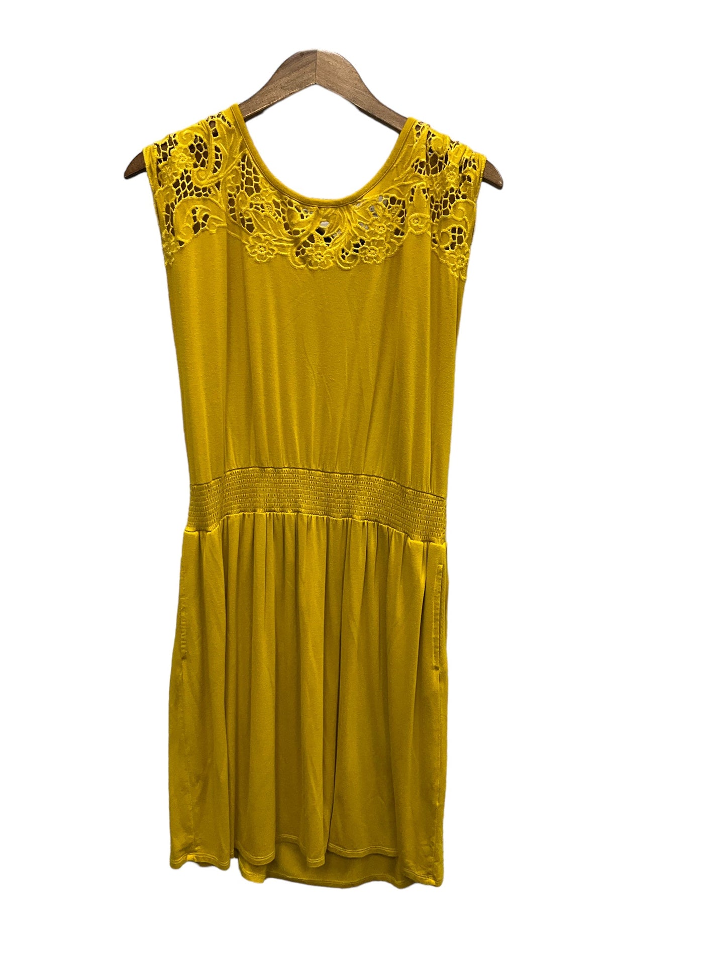 Dress Casual Midi By Apt 9  Size: L