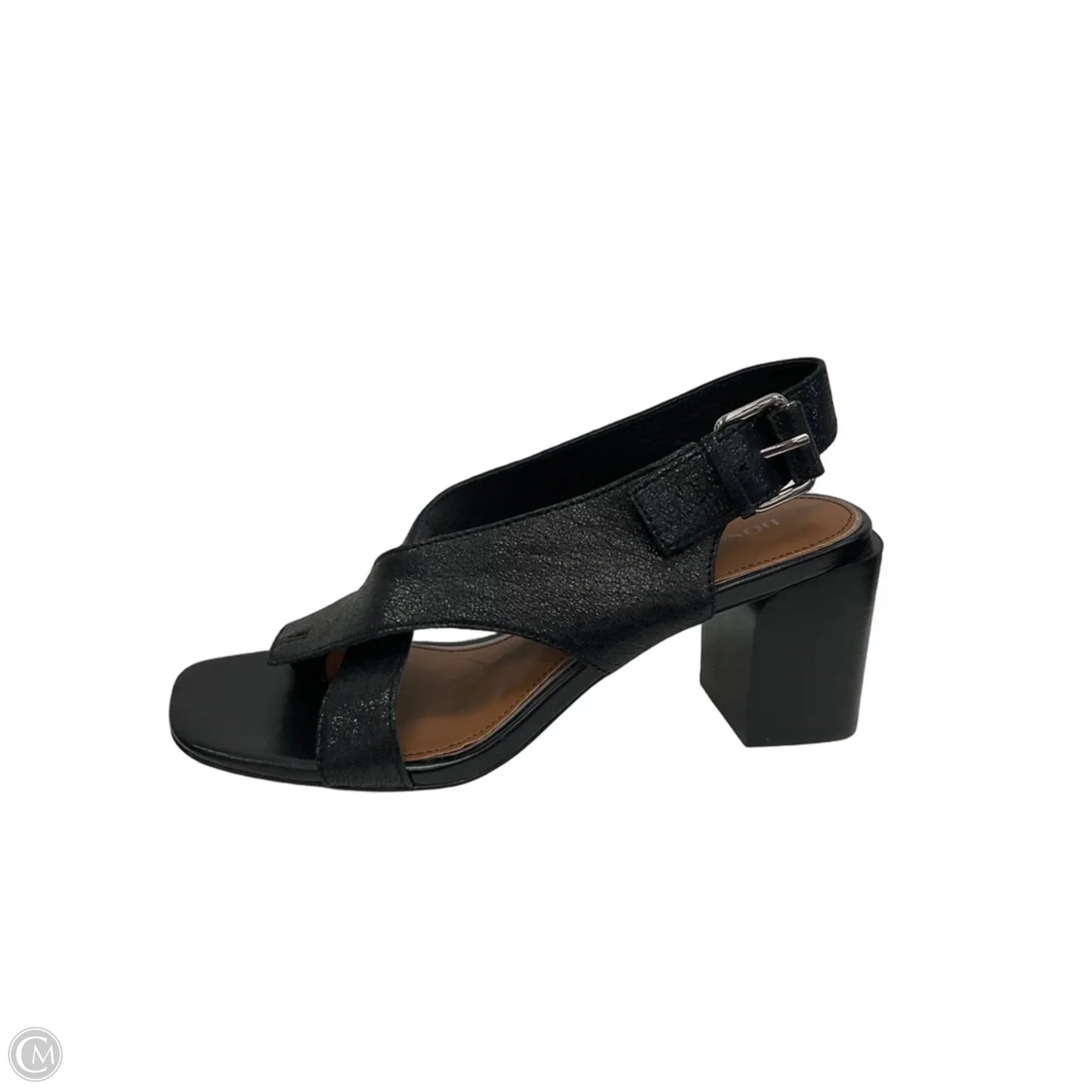 Sandals Heels Wedge By Donald Pliner In Black, Size: 8