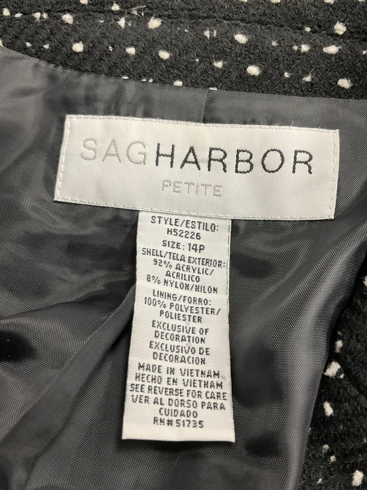 Blazer By Sag Harbor  Size: 14petite