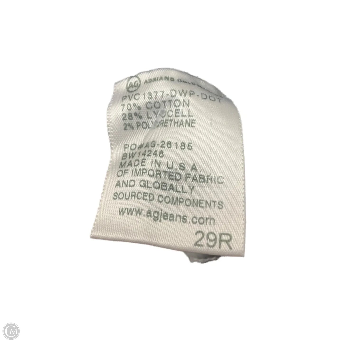 Jeans Skinny By Adriano Goldschmied In Blue, Size: 6