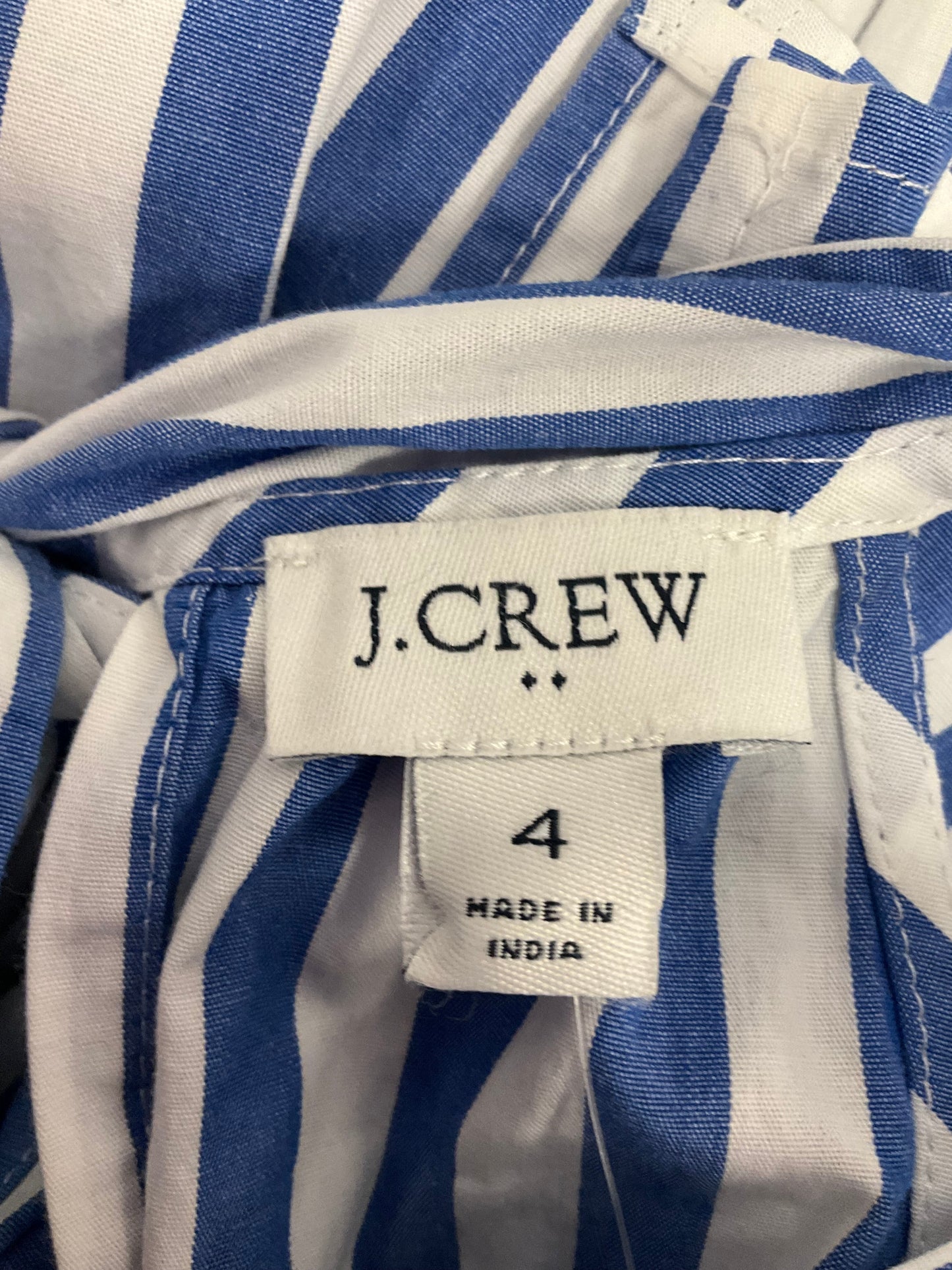 Striped Pattern Jumpsuit J. Crew, Size 4