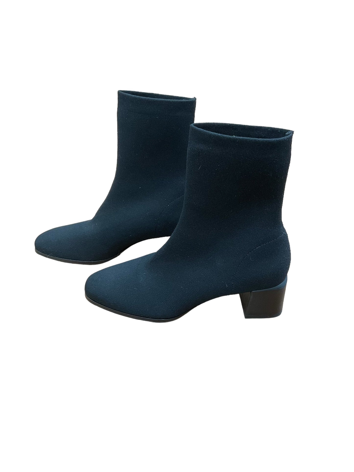 Black Boots Ankle Heels Via Spiga, Size 8