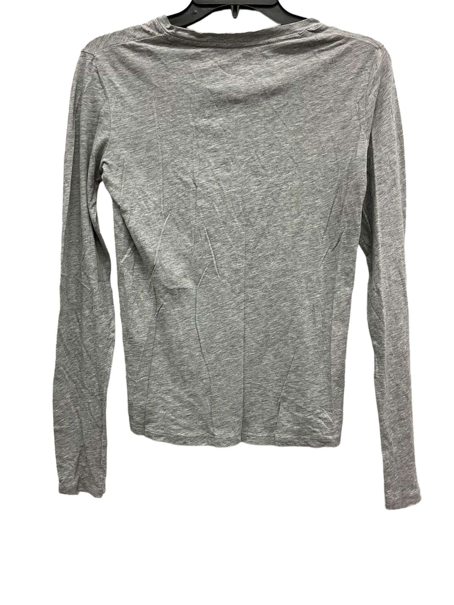 Grey Top Long Sleeve Basic Vince, Size Xs