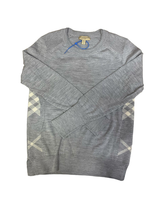 Grey Sweater Designer Burberry, Size S