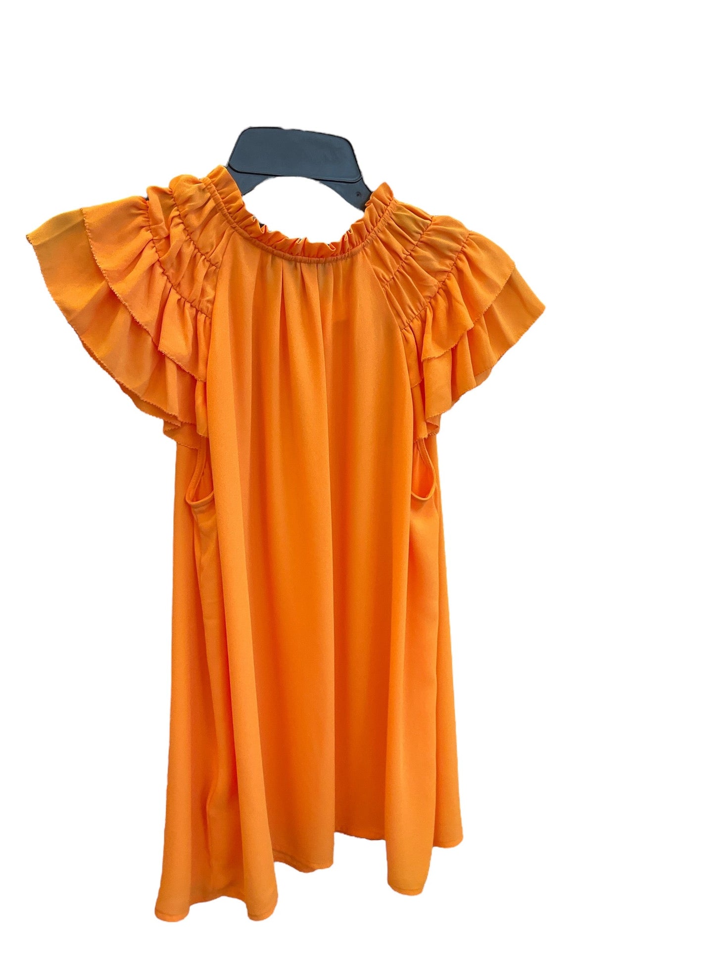 Top Sleeveless By Clothes Mentor In Orange, Size: Xs