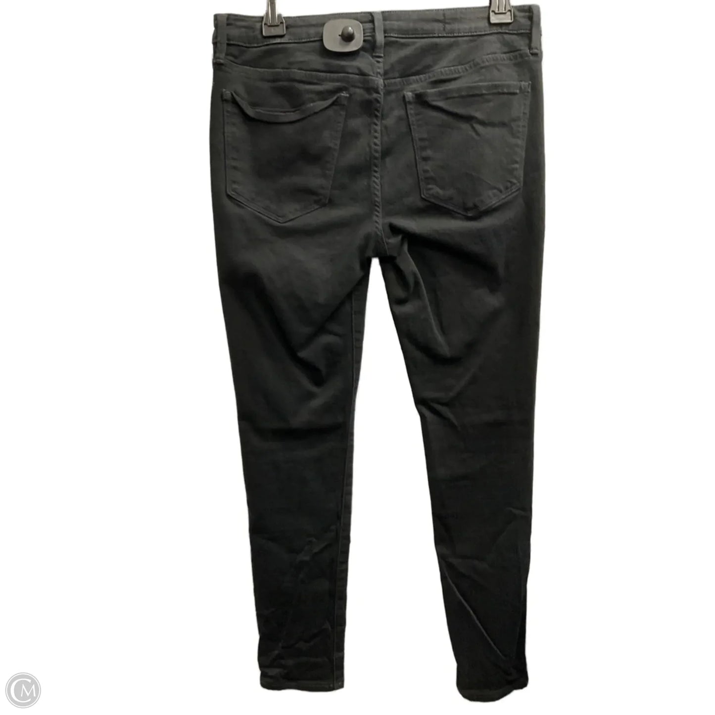 Jeans Skinny By Armani Exchange In Black Denim, Size: 12