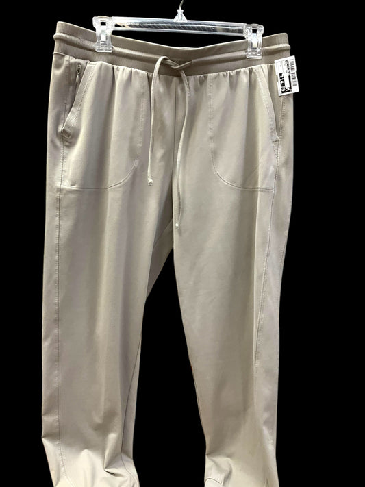 Athletic Pants By Zac And Rachel In Beige, Size: L