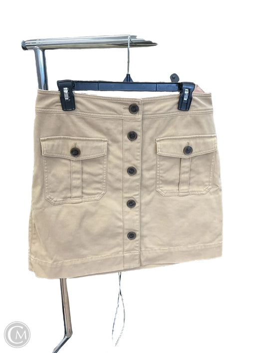 Skirt Mini & Short By Ann Taylor In Tan, Size: 6