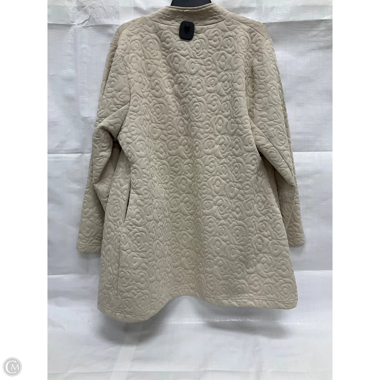 Blazer By Clothes Mentor In Cream, Size: Xl