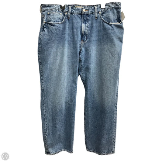Jeans Straight By Madewell In Blue Denim, Size: 18