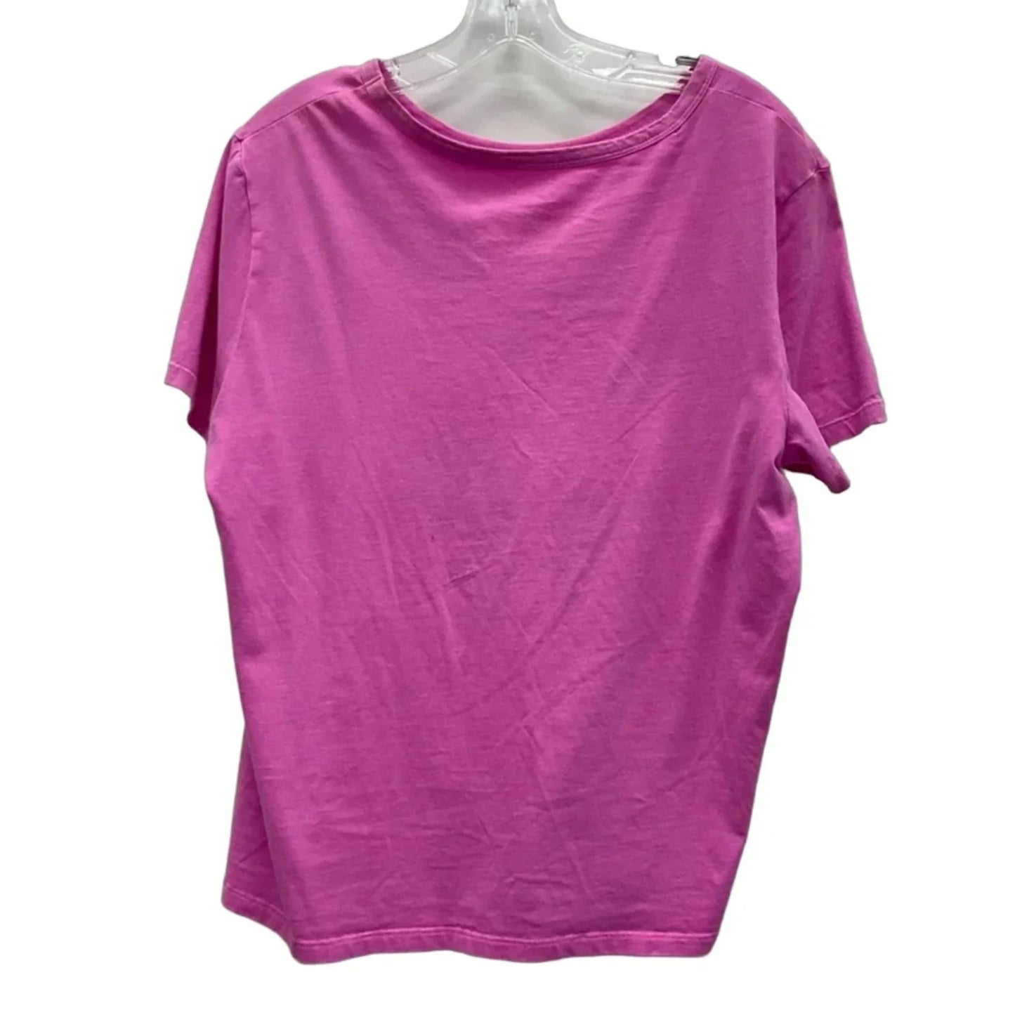 Top Short Sleeve Basic By Gap In Pink, Size: M
