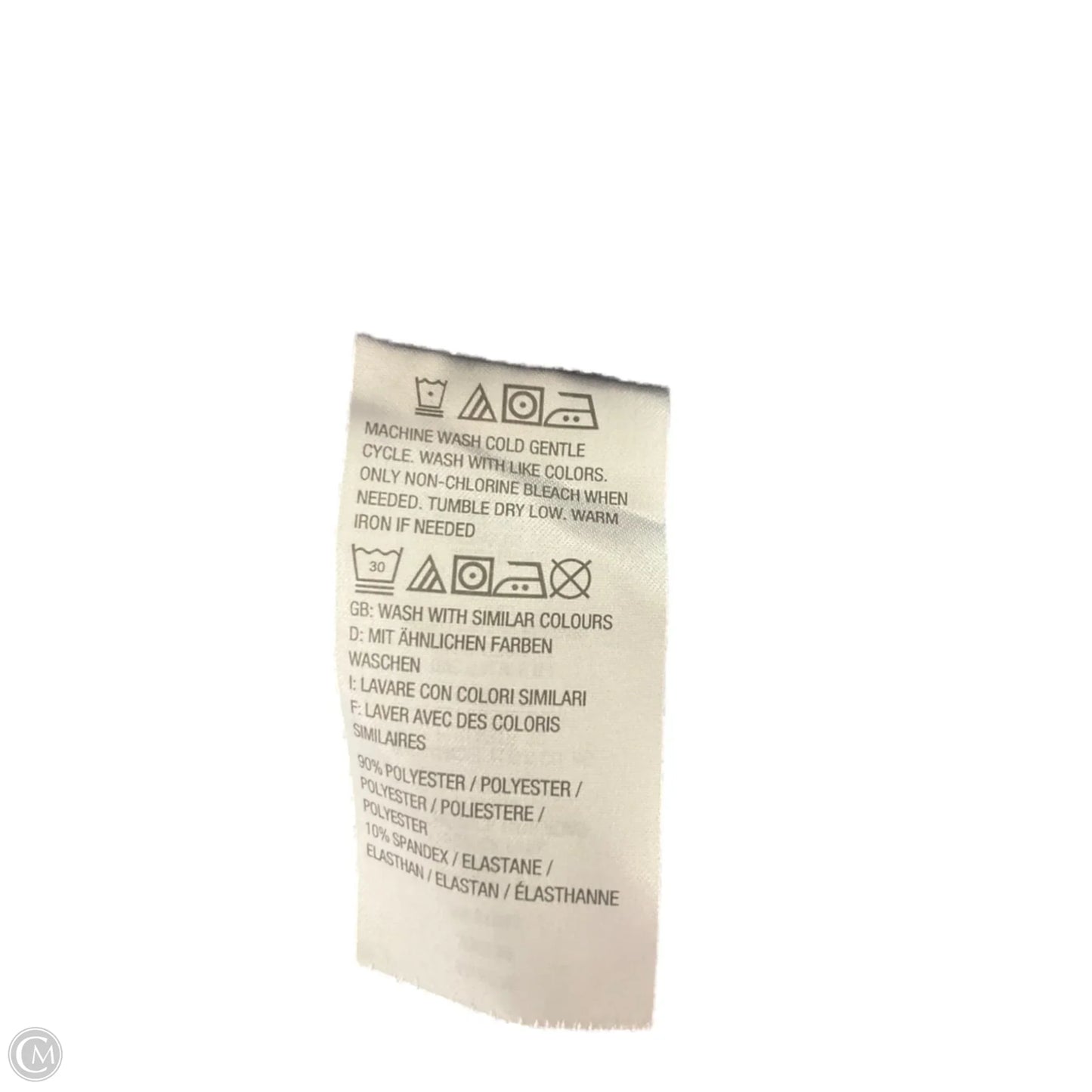 Blouse Long Sleeve By Denim And Company In Blue & Purple, Size: 2x