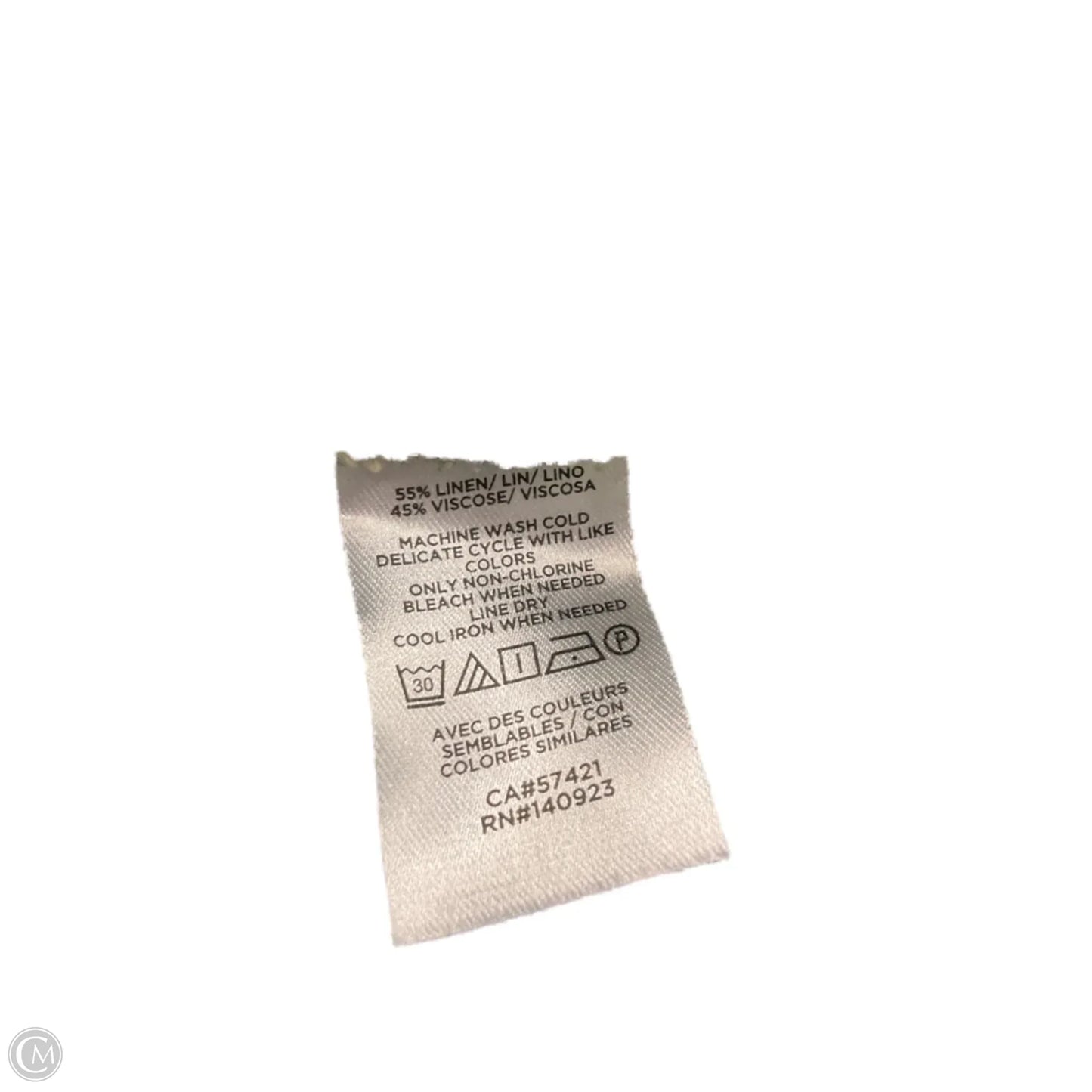 Pants Cropped By Loft In Blue & Yellow, Size: Xxsp