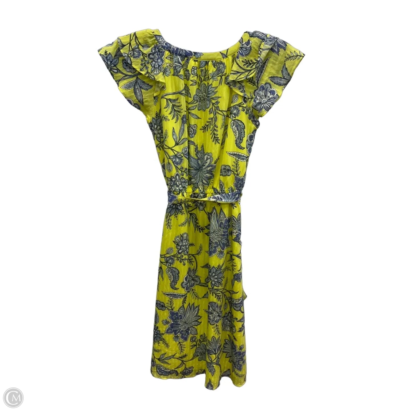 Dress Casual Midi By Loft In Yellow, Size: Xxsp