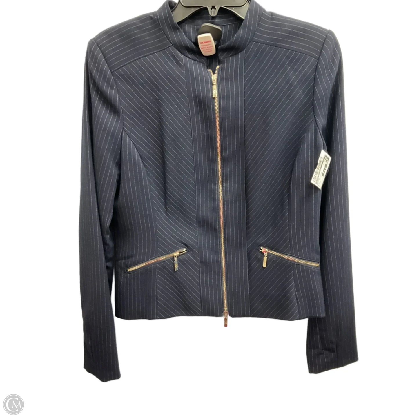 Blazer By Tommy Hilfiger In Striped Pattern, Size: M