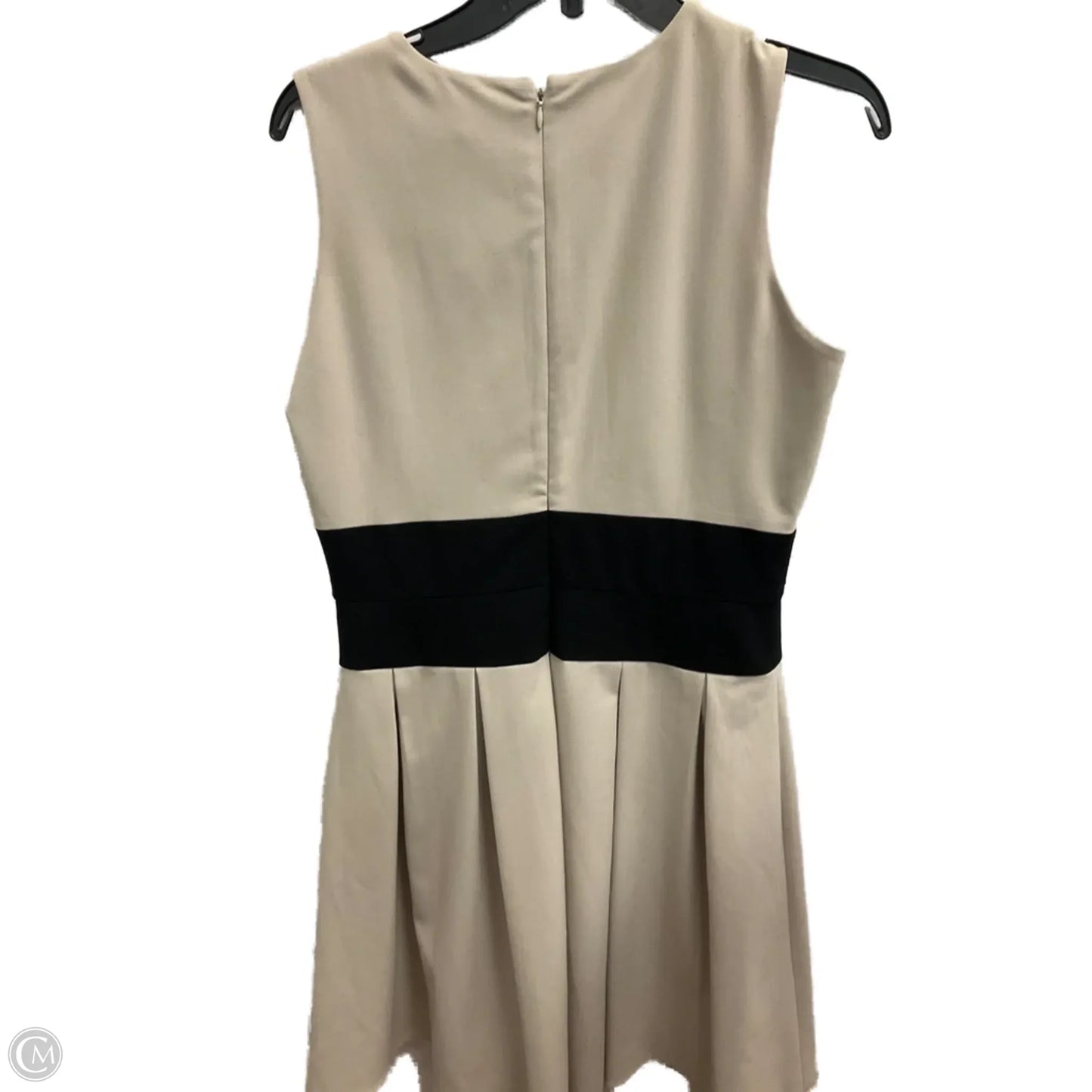 Dress Work By Calvin Klein In Tan, Size: 12p