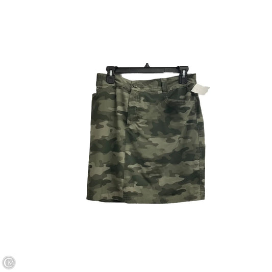 Athletic Skort By Eddie Bauer In Camouflage Print, Size: 16