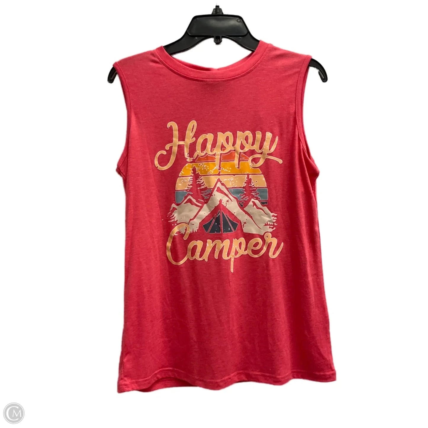 Top Sleeveless By Clothes Mentor In Coral, Size: S