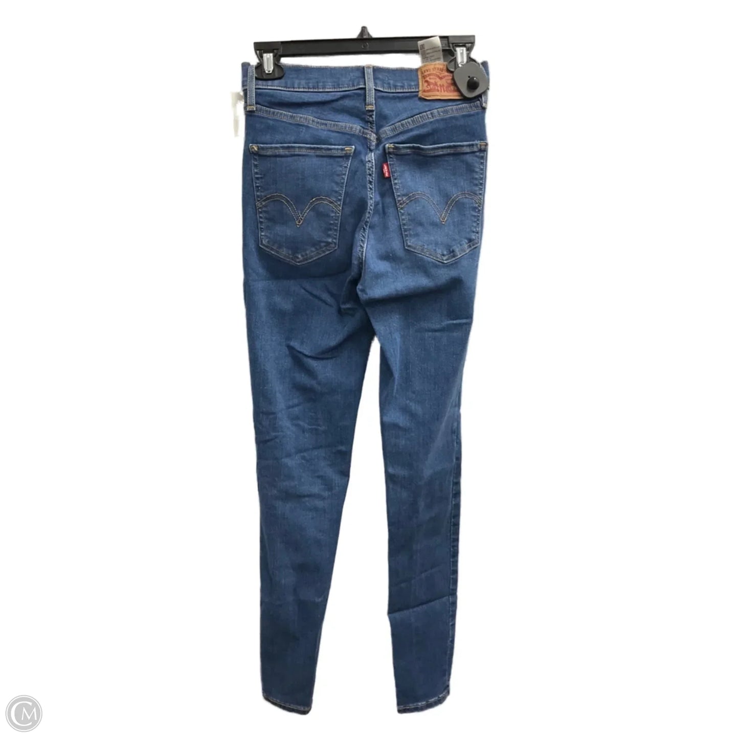 Jeans Skinny By Levis In Blue Denim, Size: 4