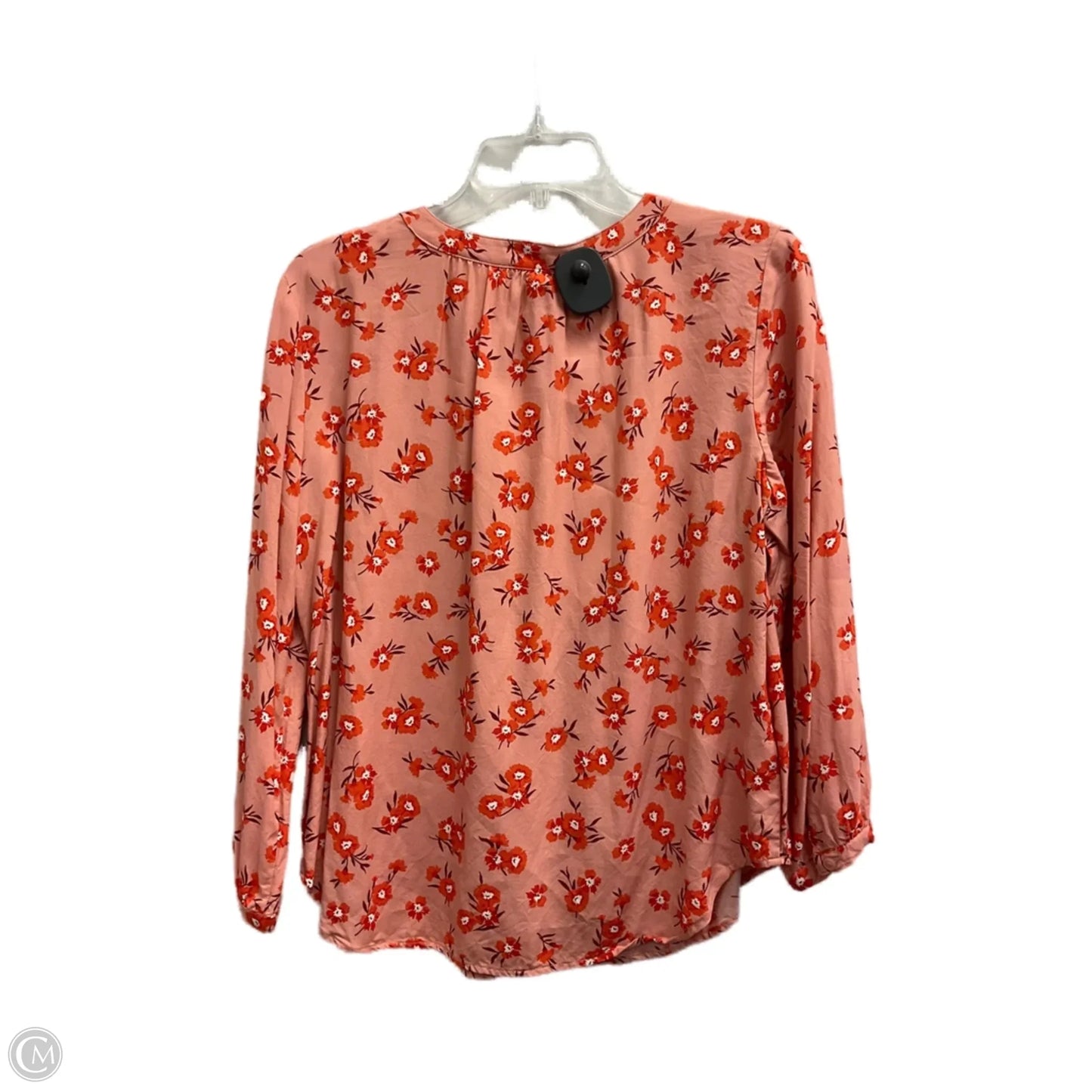 Top Long Sleeve By Ann Taylor In Floral Print, Size: S