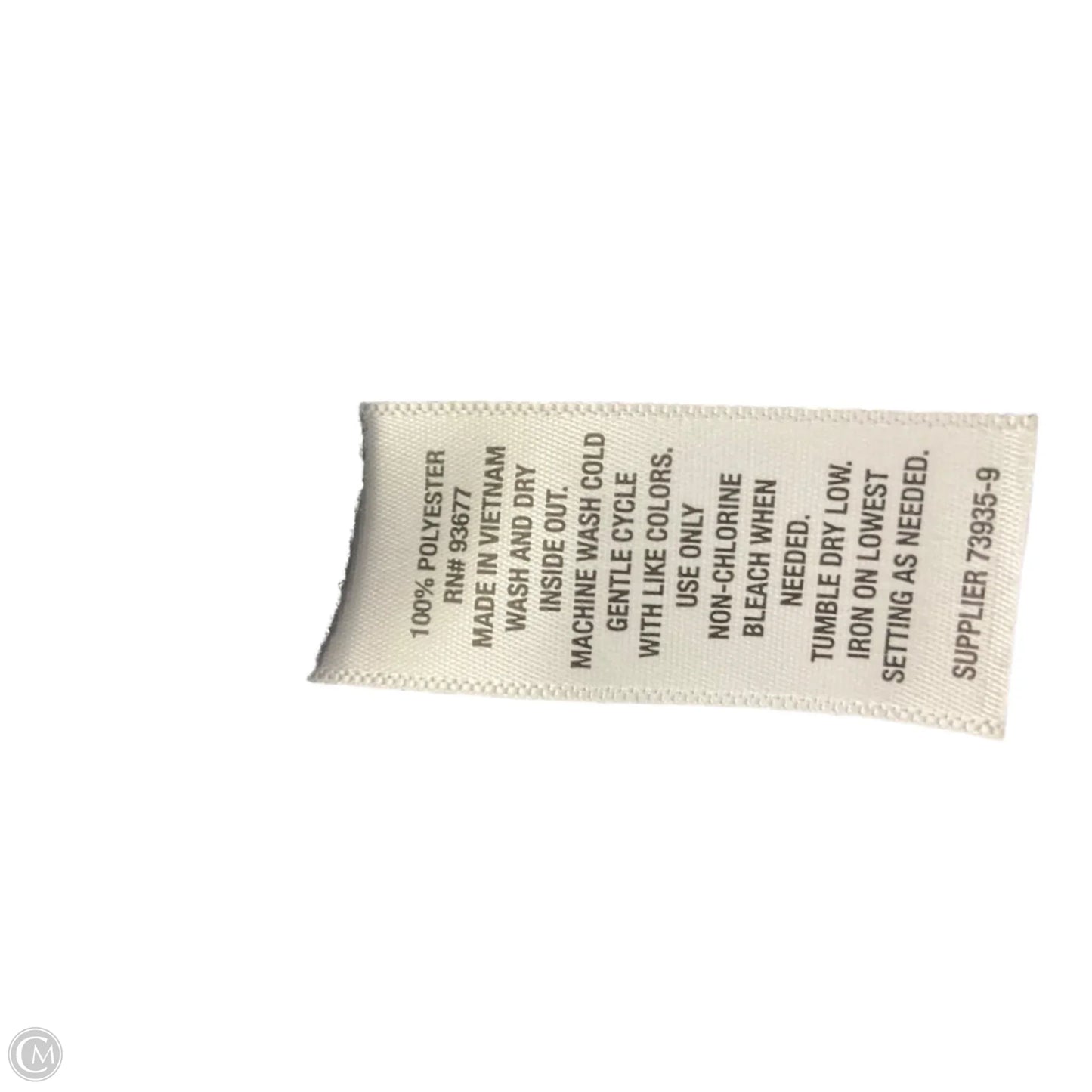 Top Long Sleeve By Ana In Black & Gold, Size: M