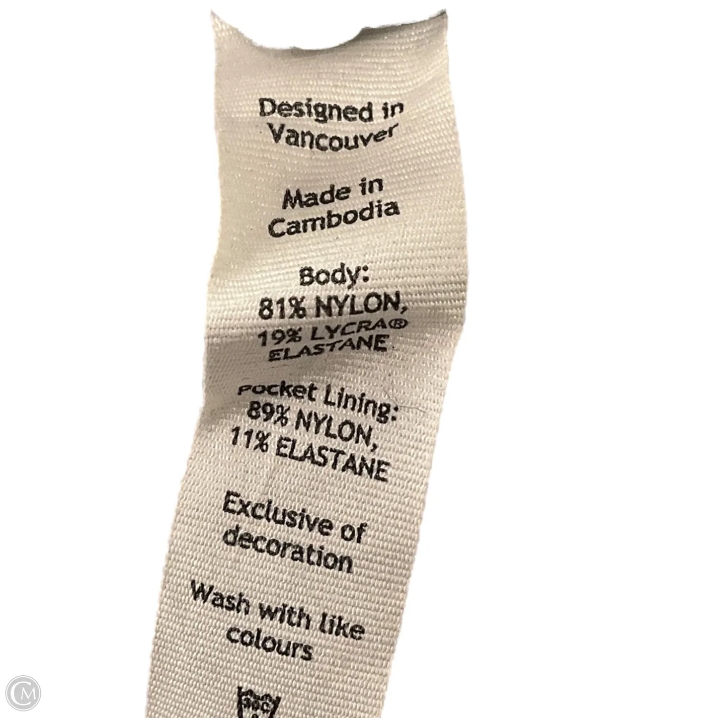 Athletic Leggings By Lululemon In Blue, Size: 6