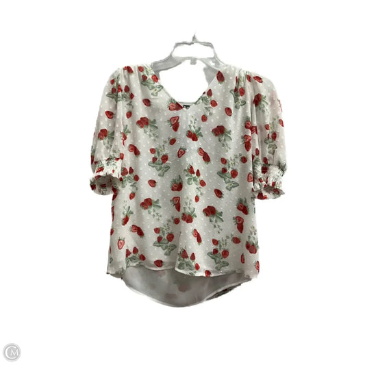 Top Short Sleeve By Rachel Zoe In White, Size: Xs