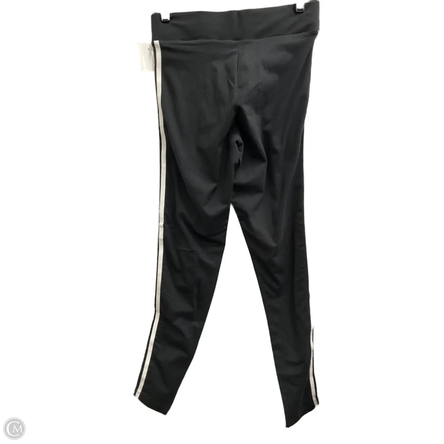 Athletic Leggings By Adidas In Black & White, Size: M