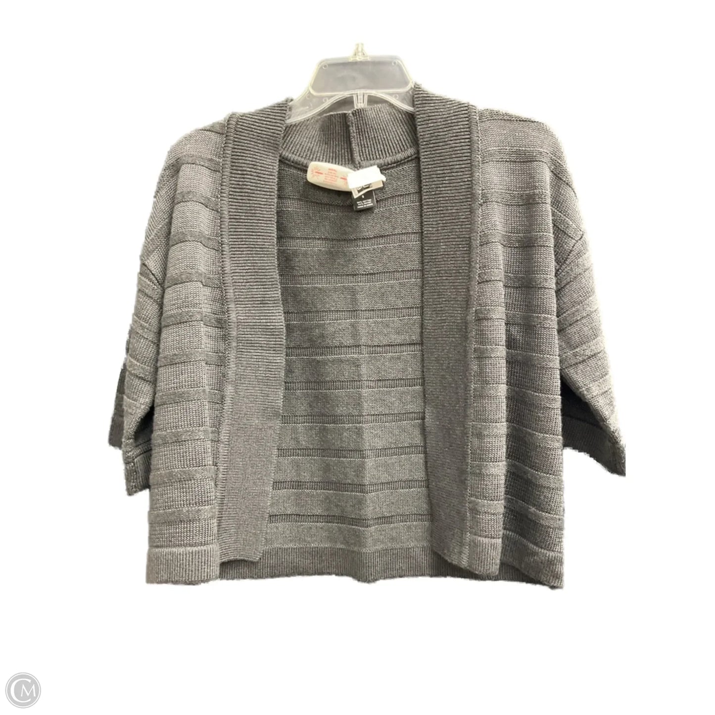 Cardigan By Liz Claiborne In Grey, Size: S