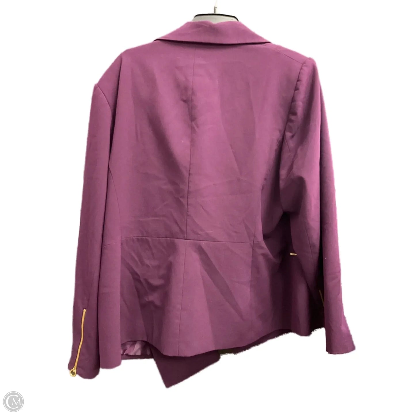 Blazer By Calvin Klein In Purple, Size: 2x