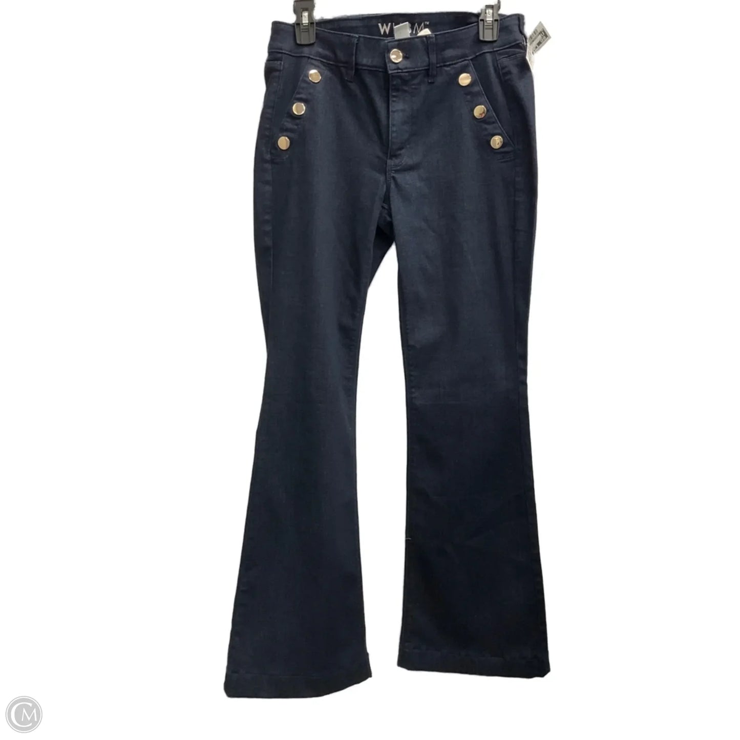 Jeans Boot Cut By White House Black Market In Blue Denim, Size: 6