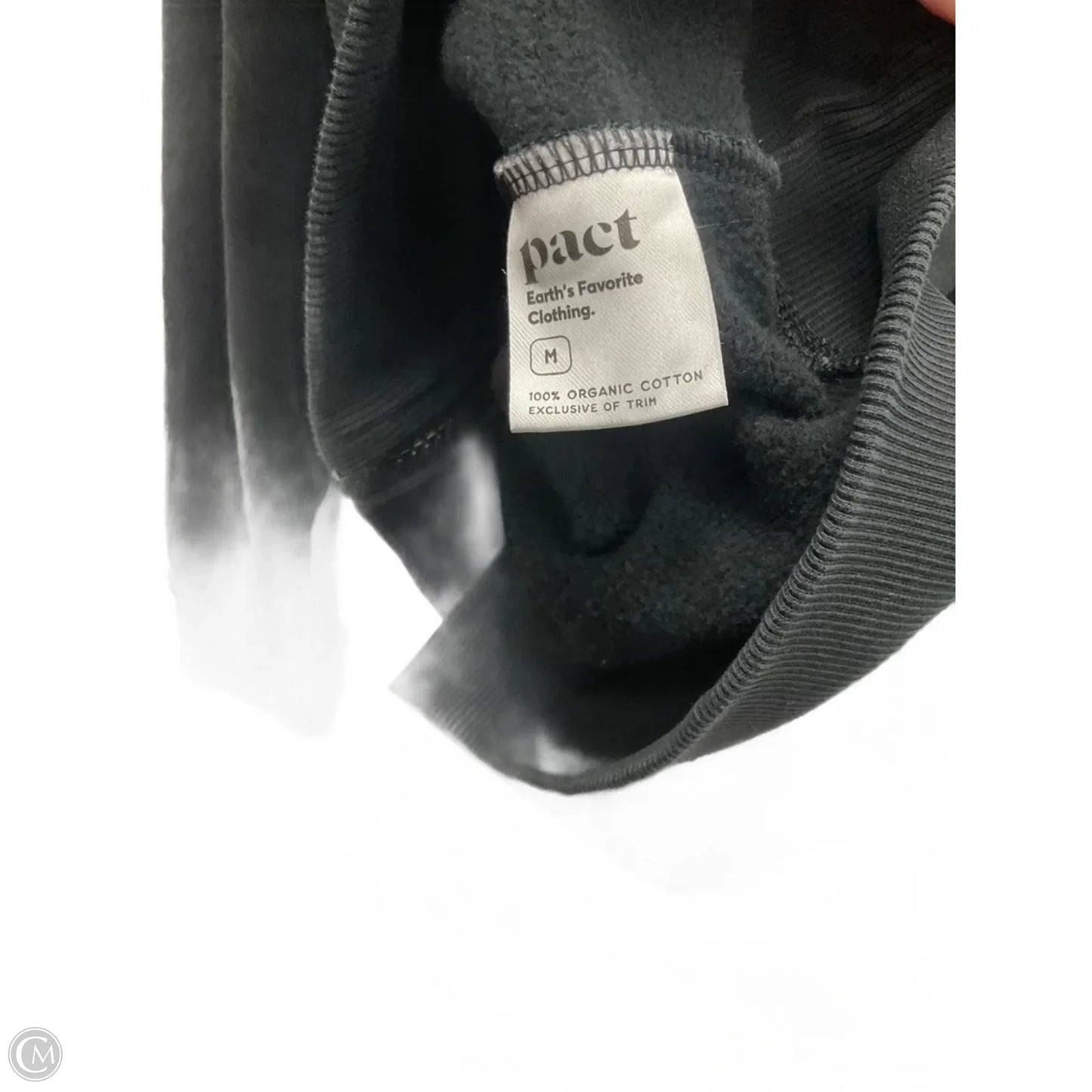 Athletic Jacket By Pact In Black, Size: M