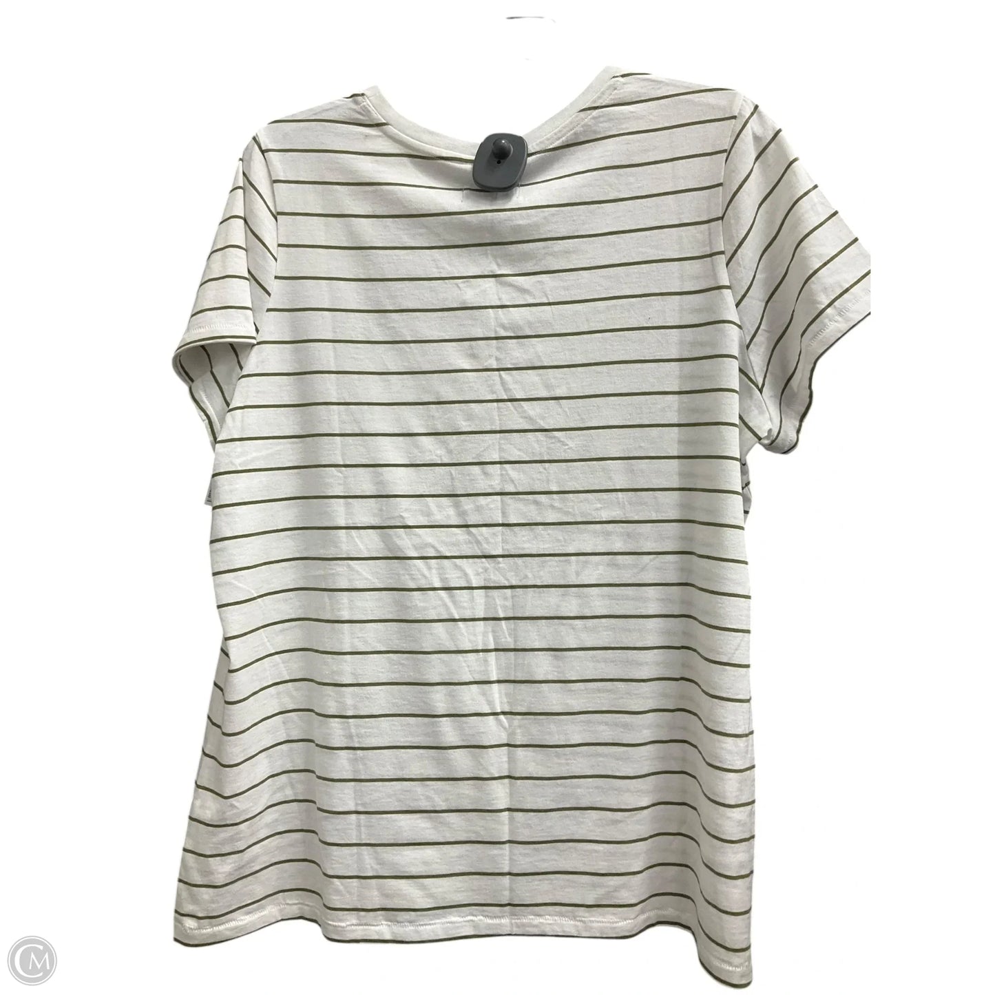 Top Short Sleeve Basic By Lane Bryant In Striped Pattern, Size: Xl